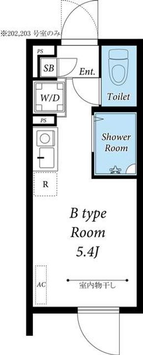 東京都三鷹市上連雀3の賃貸アパートの間取り