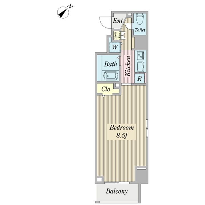 プロシード新横浜の間取り