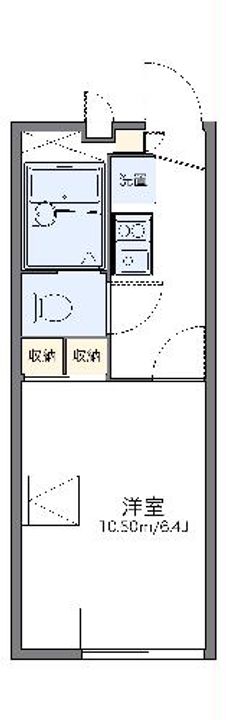 レオパレスレガーロの間取り