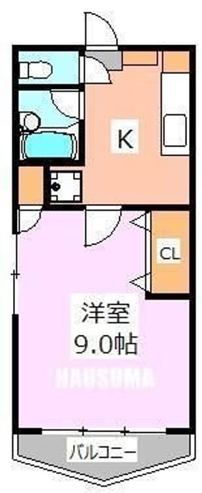 杉浦マンションの間取り