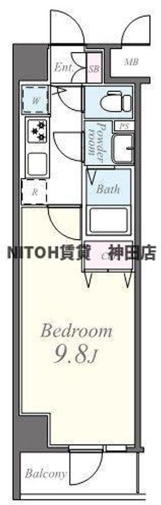 東京都江東区大島8(マンション)の賃貸物件の間取り