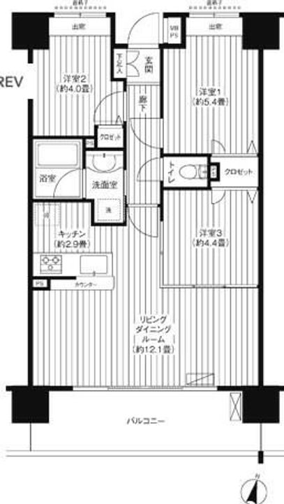 スターフィールド浦和常盤の間取り
