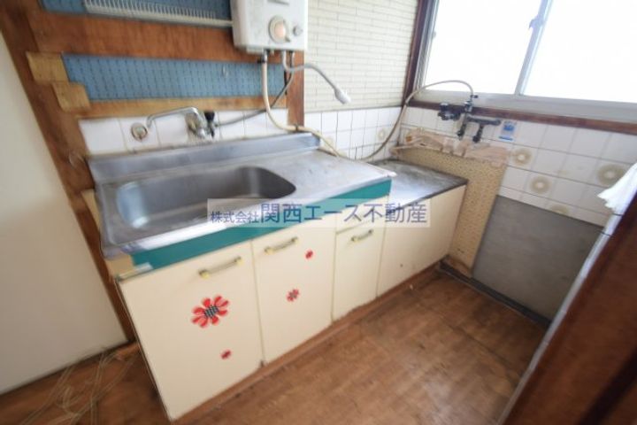 大阪府東大阪市善根寺町4(一戸建)の賃貸物件のキッチン