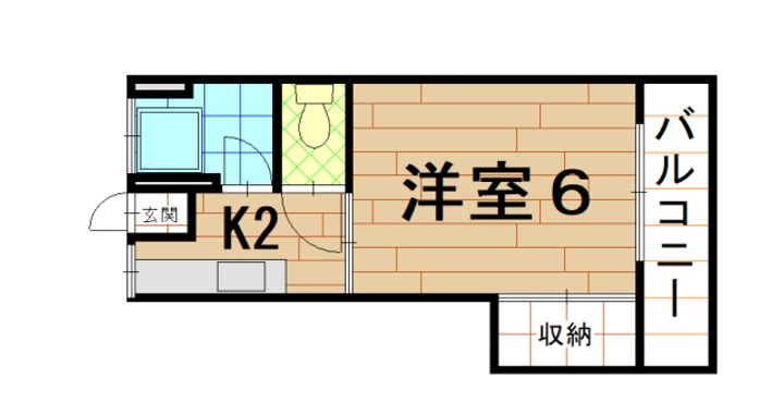 エンゼルハイツの間取り