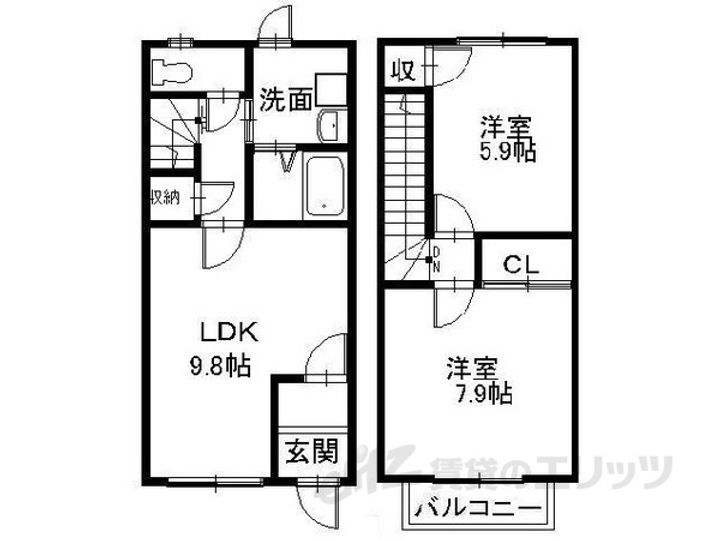 アイハウスの間取り