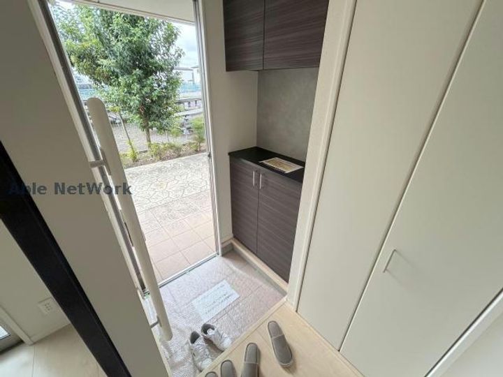 栃木県下都賀郡野木町大字友沼(アパート)の賃貸物件の玄関