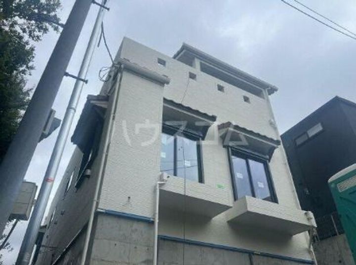 仮称)chaletプラス花園新築工事の外観