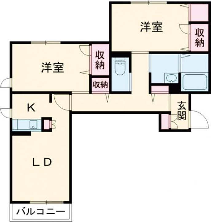 ベレオ東加古川の間取り
