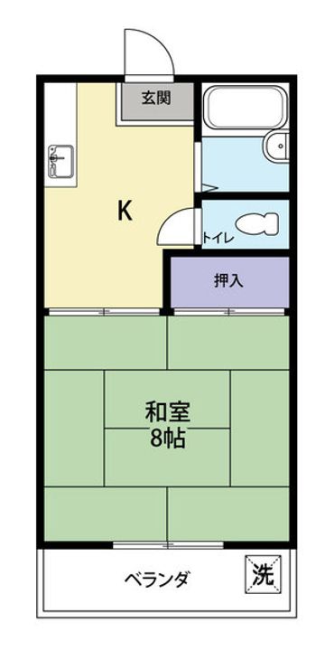 コーポ渡辺の間取り
