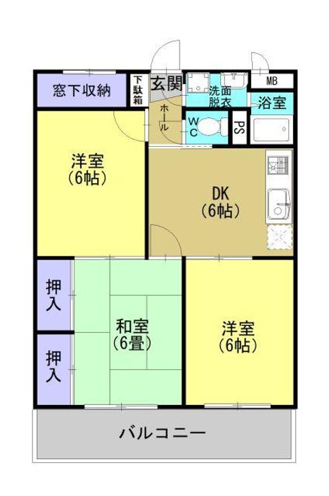 ファミールハイツ清和の間取り
