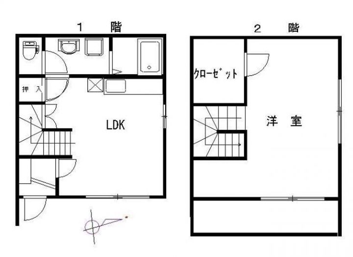 静岡県裾野市佐野(一戸建)の賃貸物件の間取り