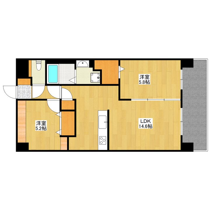 IMR BLD.の間取り