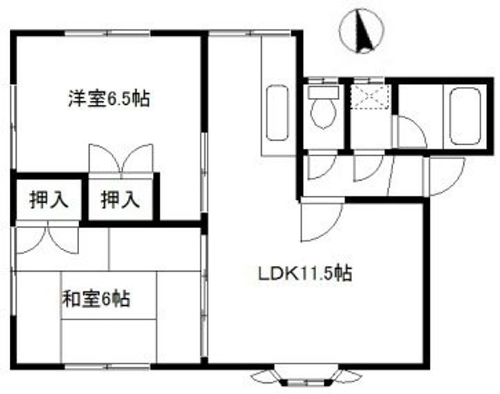 平成ハイツの間取り