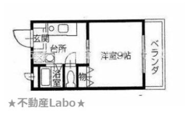 徳島県徳島市応神町古川字井利ノ元(マンション)の賃貸物件の間取り