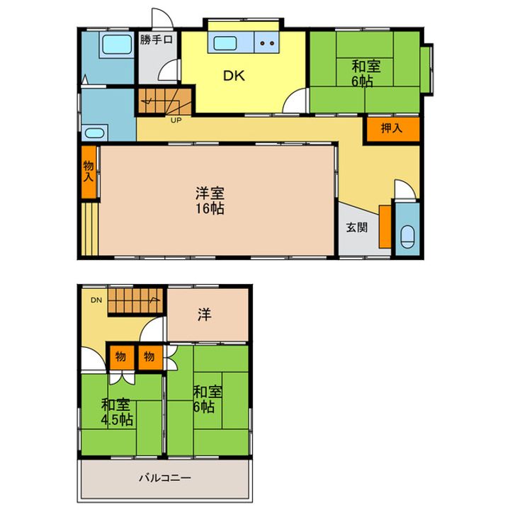 茨城県結城市大字結城(一戸建)の賃貸物件の間取り