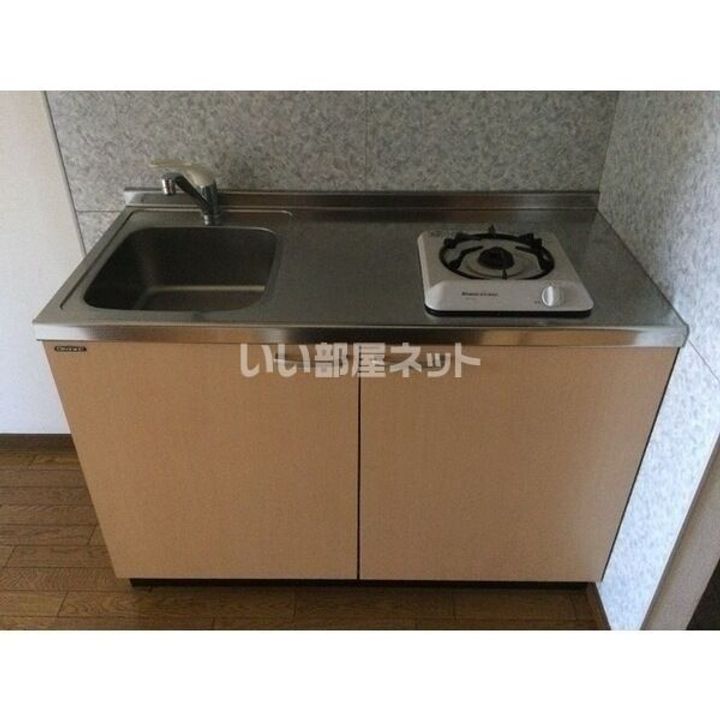 栃木県宇都宮市東峰町(マンション)の賃貸物件のキッチン