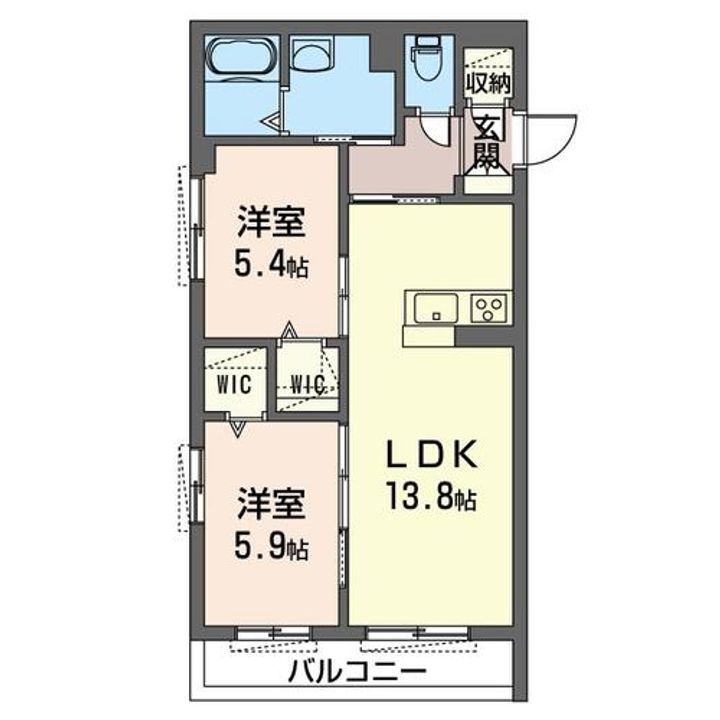 ヴェイル19の間取り