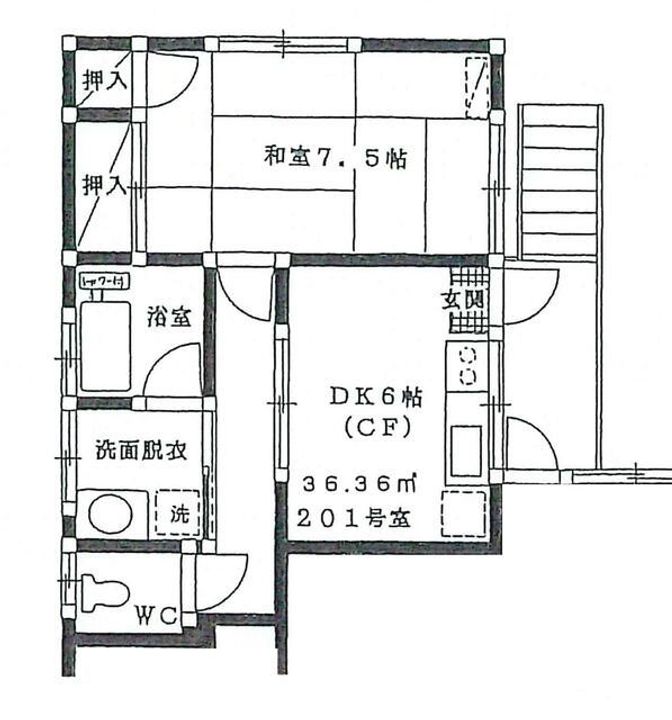 白菊ハウスの間取り