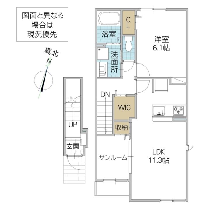 グランテラスA棟の間取り
