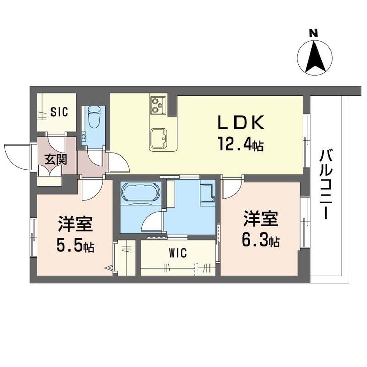 ルーエ清瀬の間取り