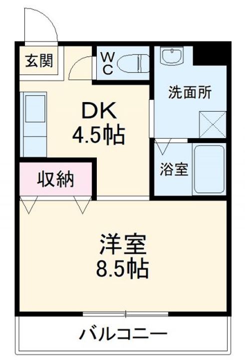 アプニール新瑞の間取り