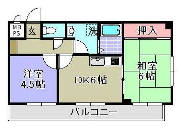 ハシバパビヨンの間取り