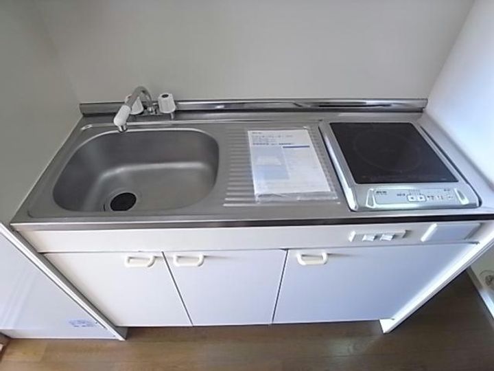 岐阜県岐阜市北柿ケ瀬(マンション)の賃貸物件のキッチン