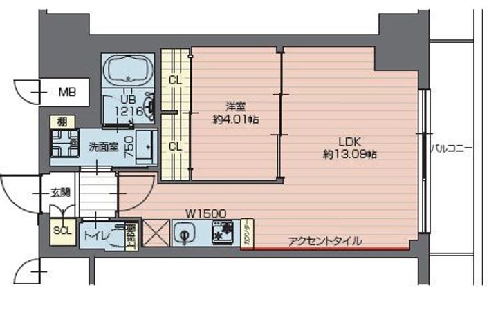 プレジオ西新井の間取り