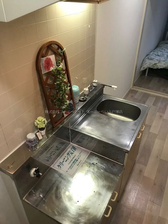 神奈川県横浜市戸塚区上矢部町(アパート)の賃貸物件のキッチン