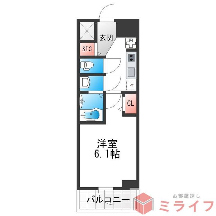プレサンス天王寺ノースヴィアーレの間取り