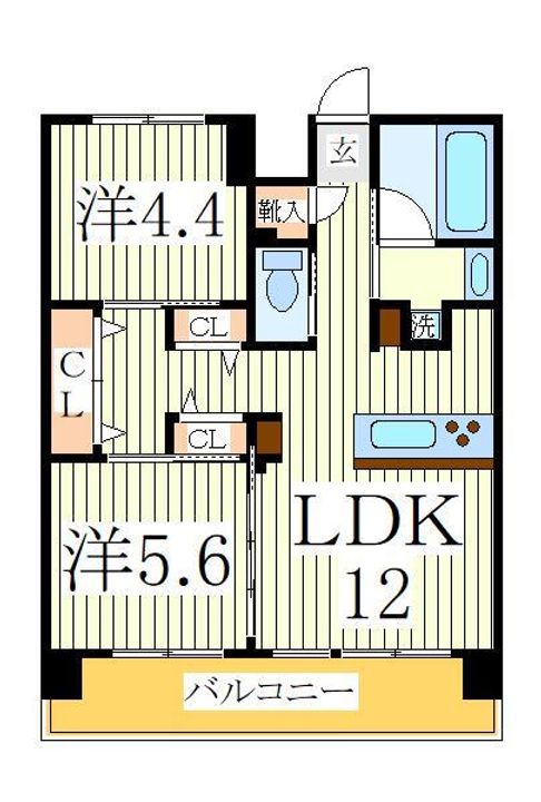 B CITY ART RESIDENCE CENTRAL PARKの間取り