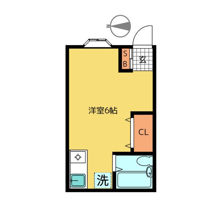 東京都中野区本町1(アパート)の賃貸物件の間取り