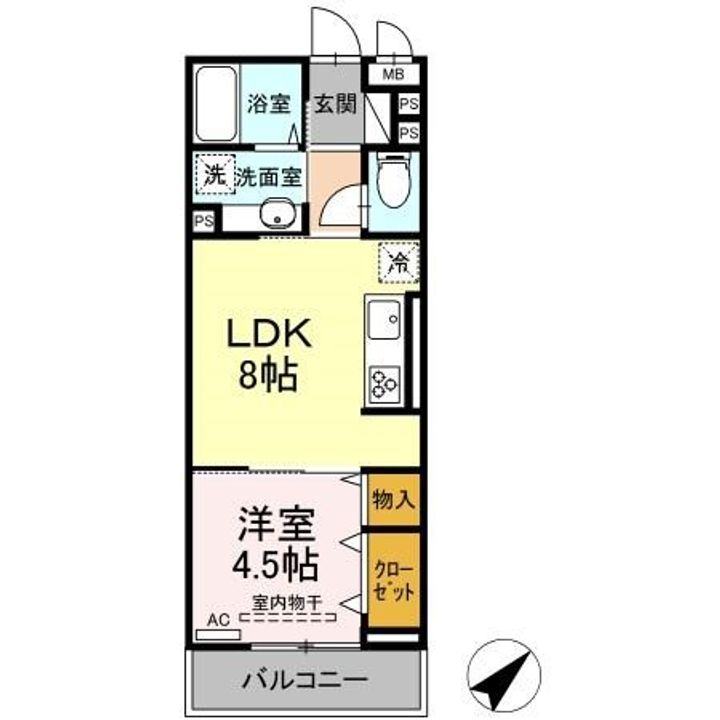 プランドールN Iの間取り