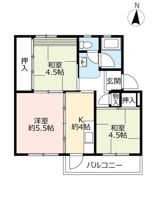 UR藤山台の間取り