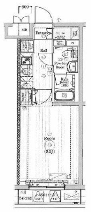 MAXIV川崎NORTHの間取り
