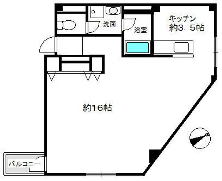 鶴見オゼキビルの間取り