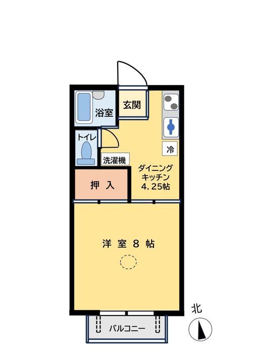 サンパレス成東A号棟の間取り
