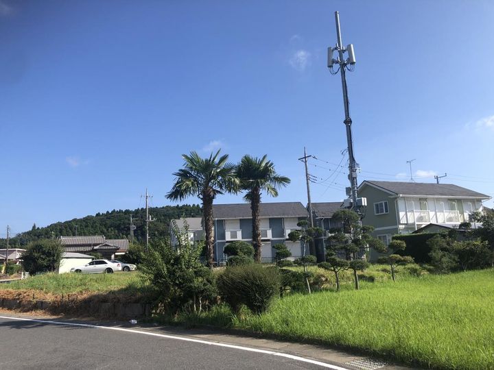 サンパレス成東A号棟の外観