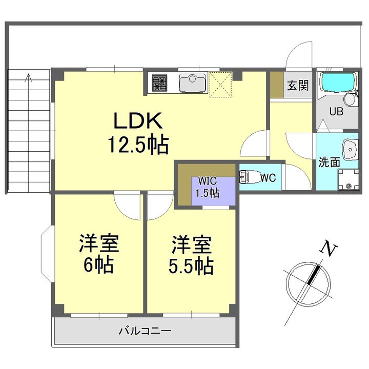 シンフォニーの間取り