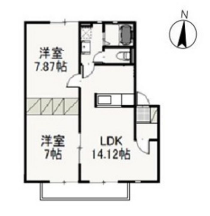 ヌーヴォー・シャンテCの間取り