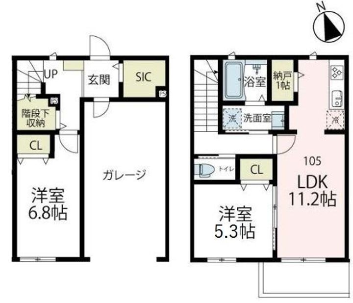 神奈川県横浜市旭区今宿東町(アパート)の賃貸物件の間取り