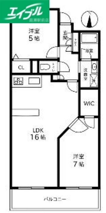 コア本町の間取り