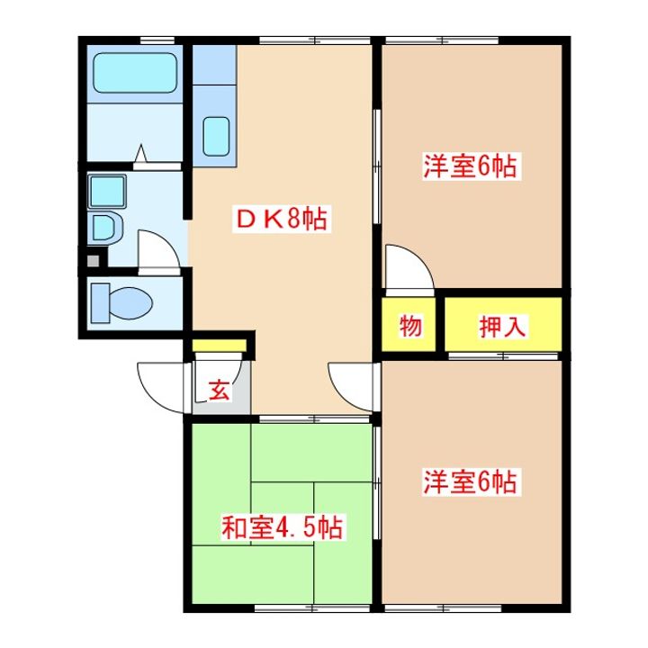 サン寿の間取り