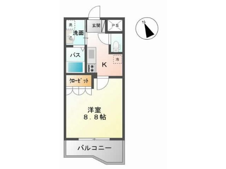 コーポ2009の間取り