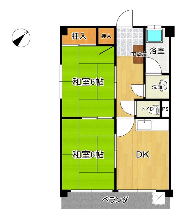 向日葵マンションの間取り