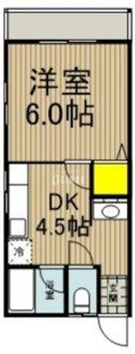 東京都日野市大字新井(アパート)の賃貸物件の間取り