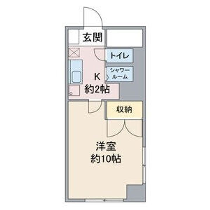 愛知県名古屋市昭和区鶴舞2(マンション)の賃貸物件の間取り