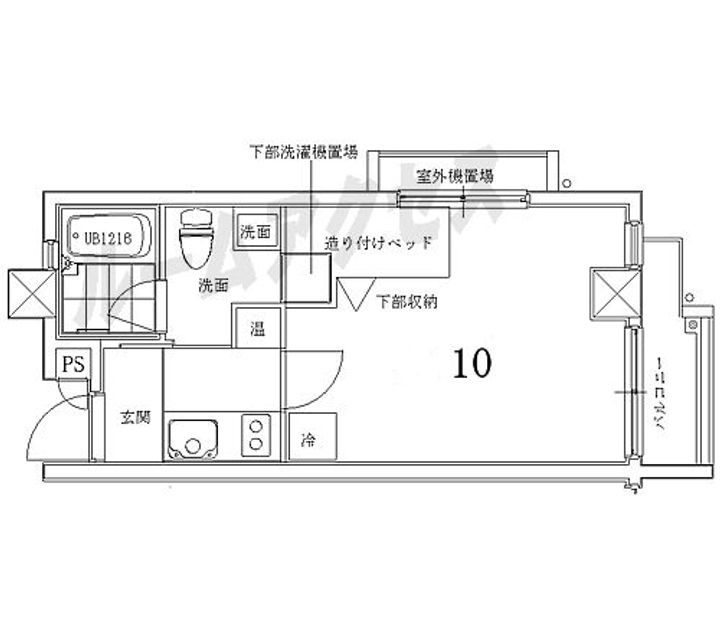 アクエルド御所北の間取り