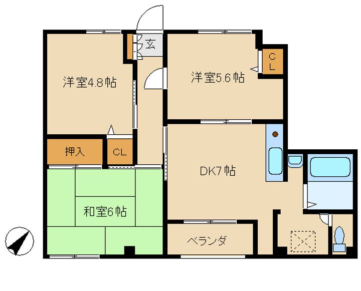 YAMASEビルの間取り