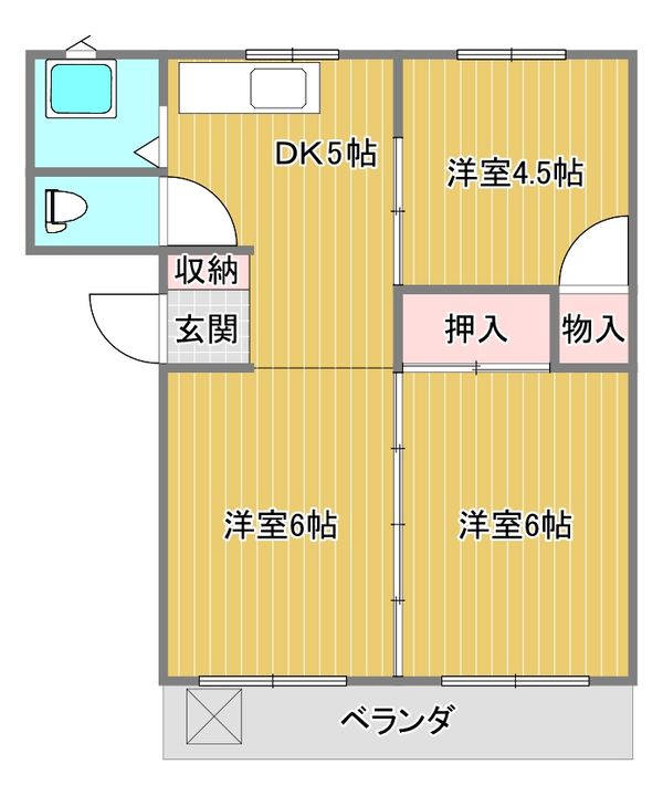 上野ビルの間取り